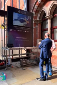i3Dr MACE Construct Build Smart Build Better event. Richard talks to Mark Reynolds CBE